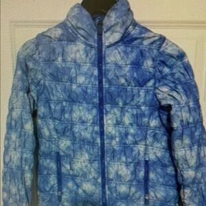 Kids Blue Tie-Dye Jacket